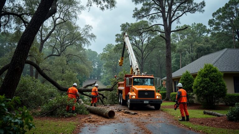 emergency tree service offered