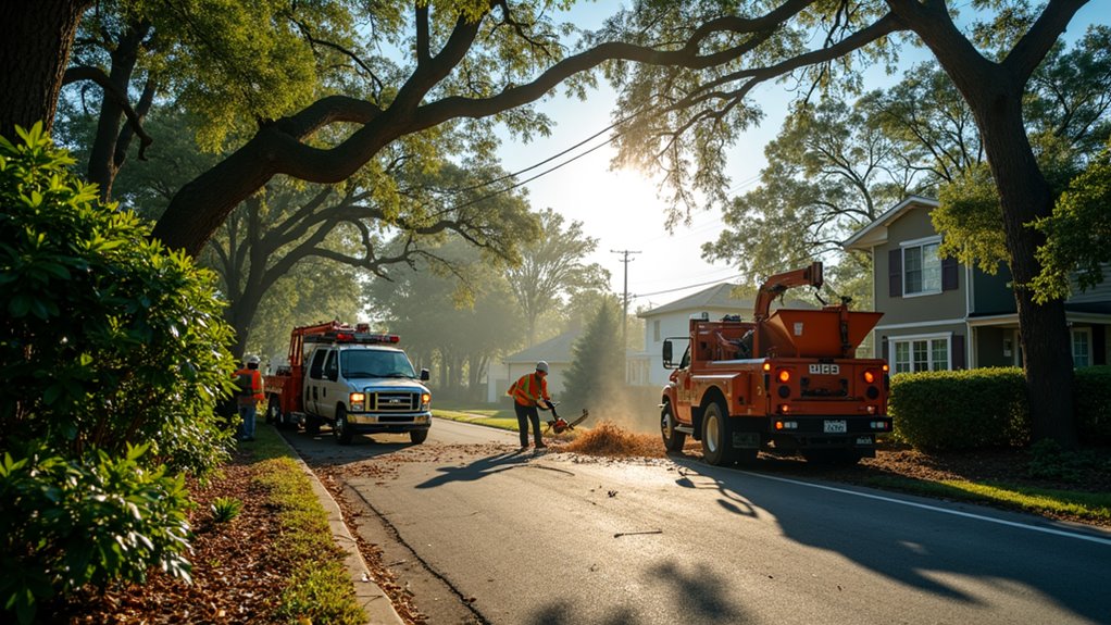 emergency tree service offered