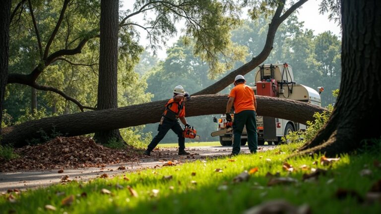 emergency tree service offered