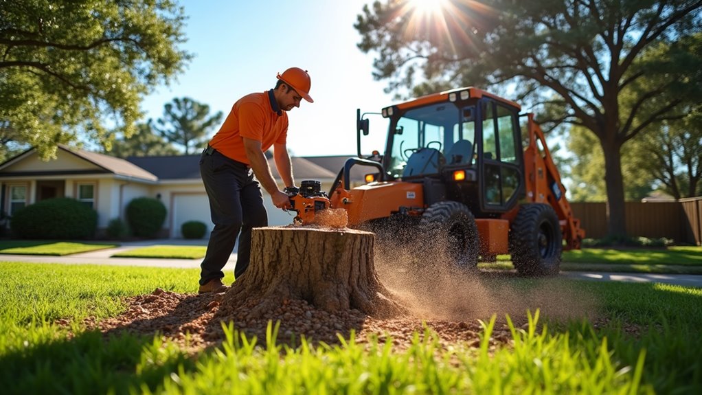 efficient stump grinding services