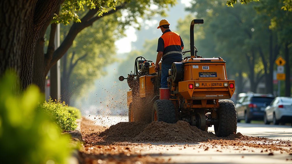efficient stump grinding services