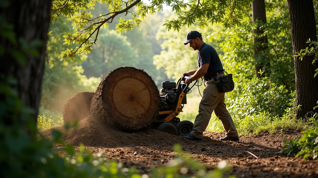 exceptional stump grinding services