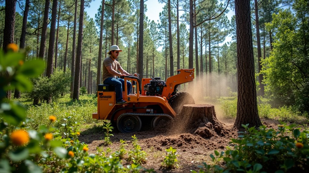 professional stump grinding service