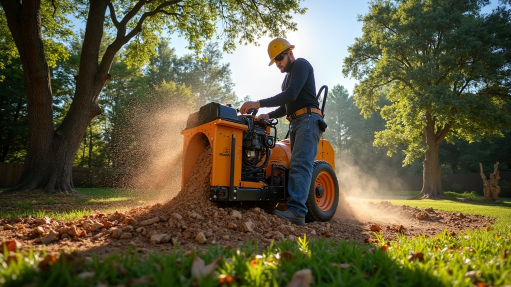 professional stump grinding service