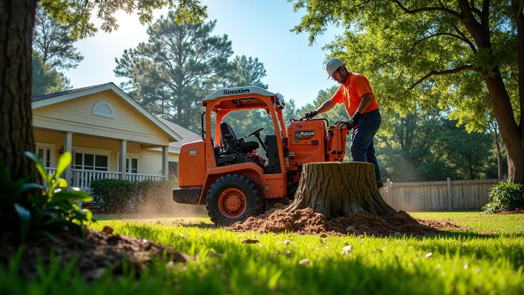professional stump grinding service