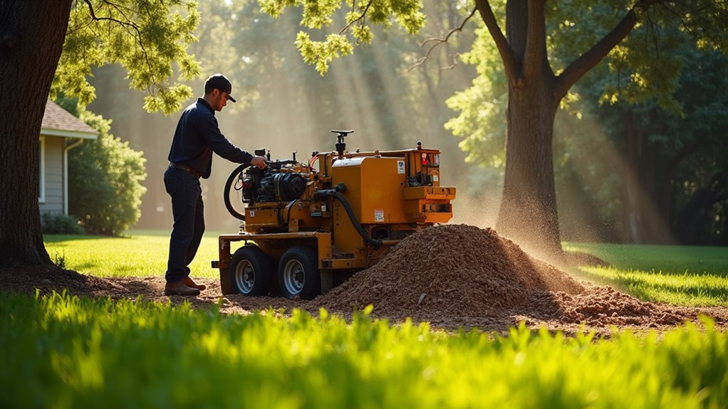 professional stump grinding services