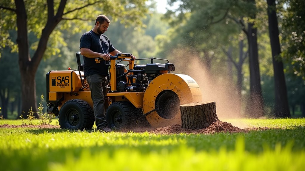 professional stump grinding services