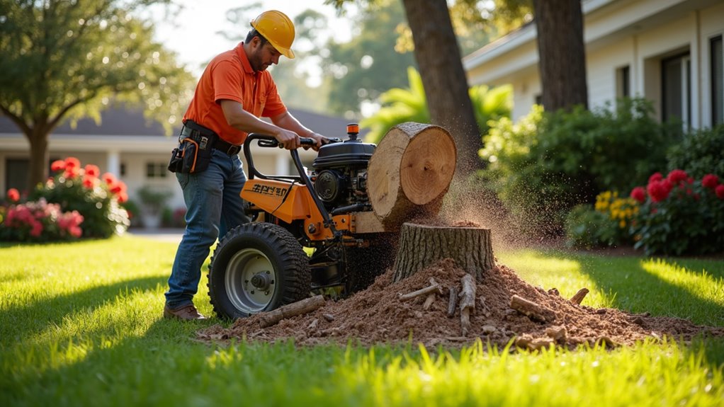 professional stump grinding services