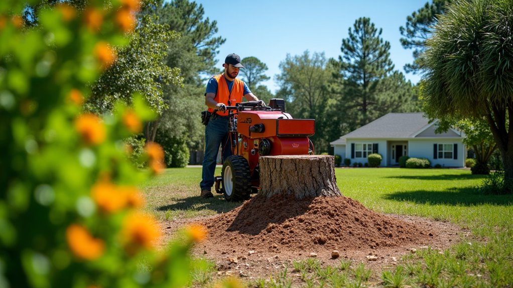 reliable stump grinding service
