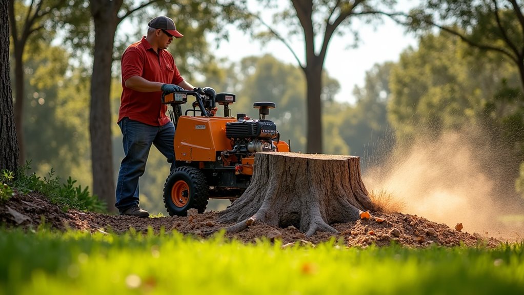 stump grinding enhances safety