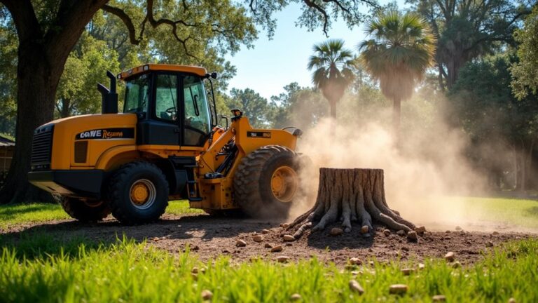 stump grinding service offered
