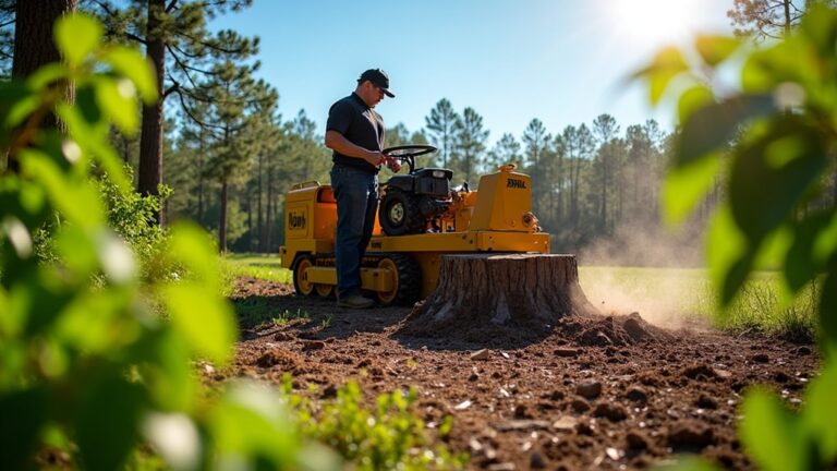 stump grinding services offered