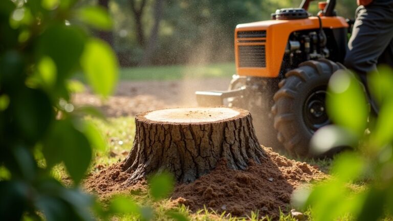 stump grinding services offered