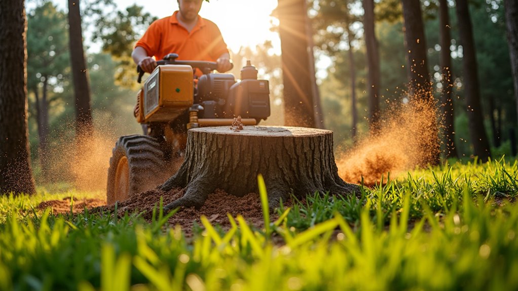 stump removal enhances landscapes
