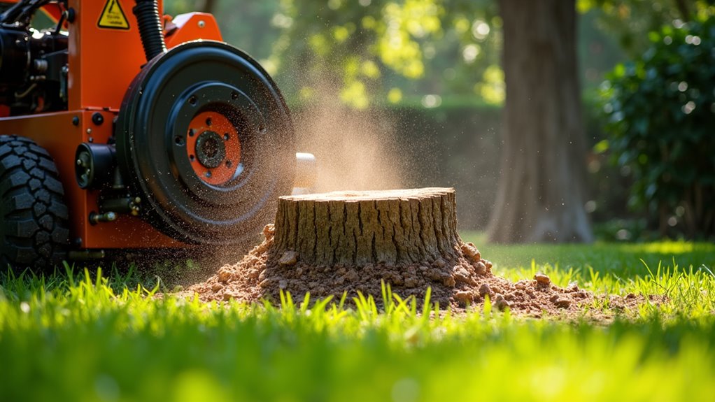 stump removal enhances property safety