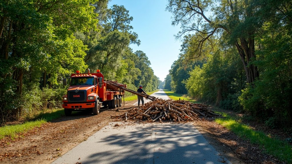 efficient tree debris removal