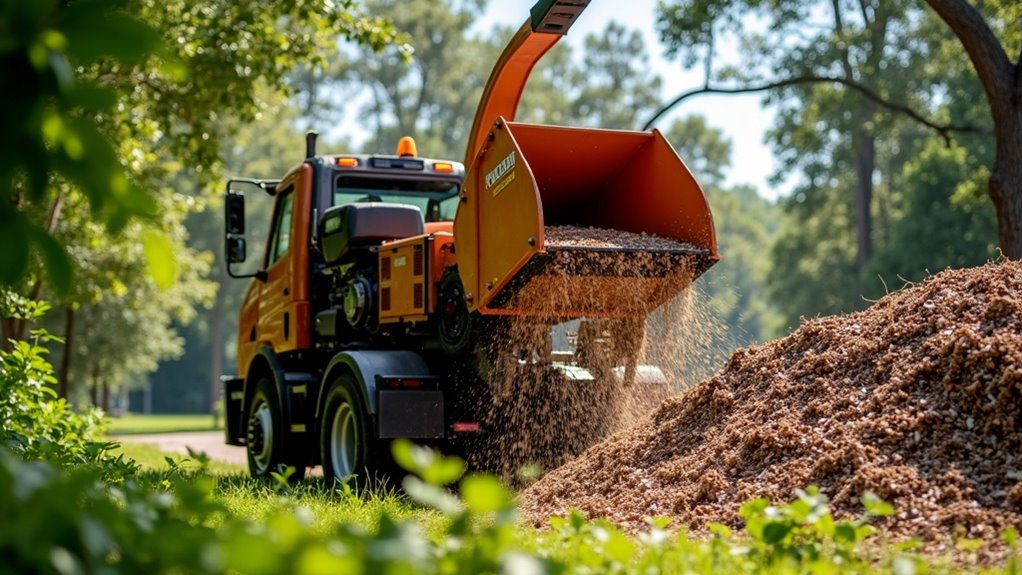 professional wood chipping service
