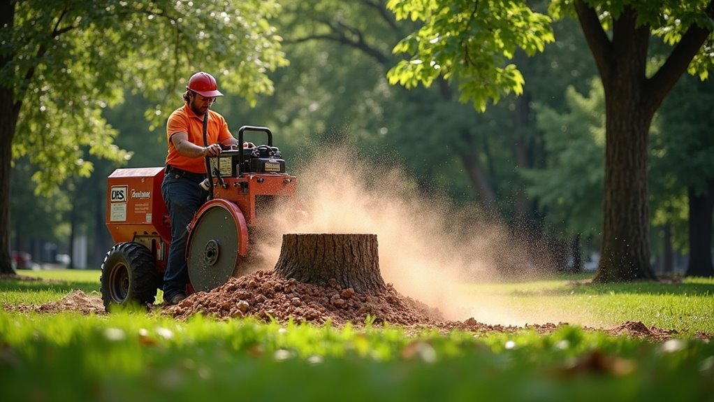 stump grinding for property improvement