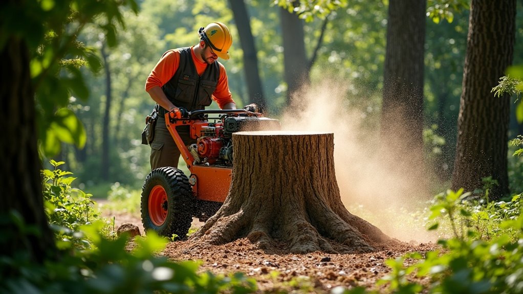stump grinding prevents property issues