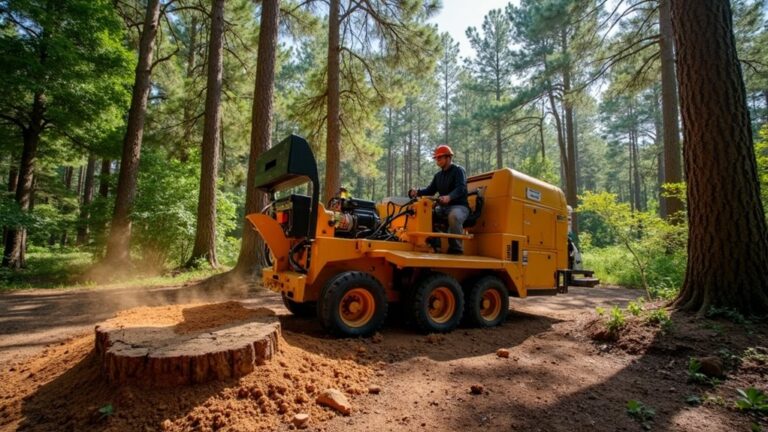 stump grinding services offered