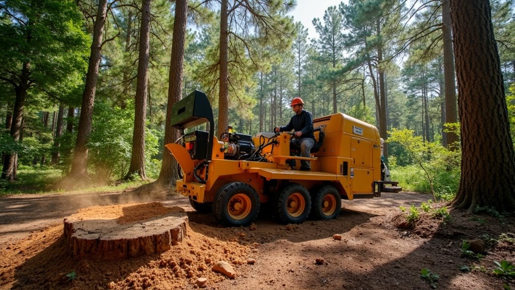 stump grinding services offered