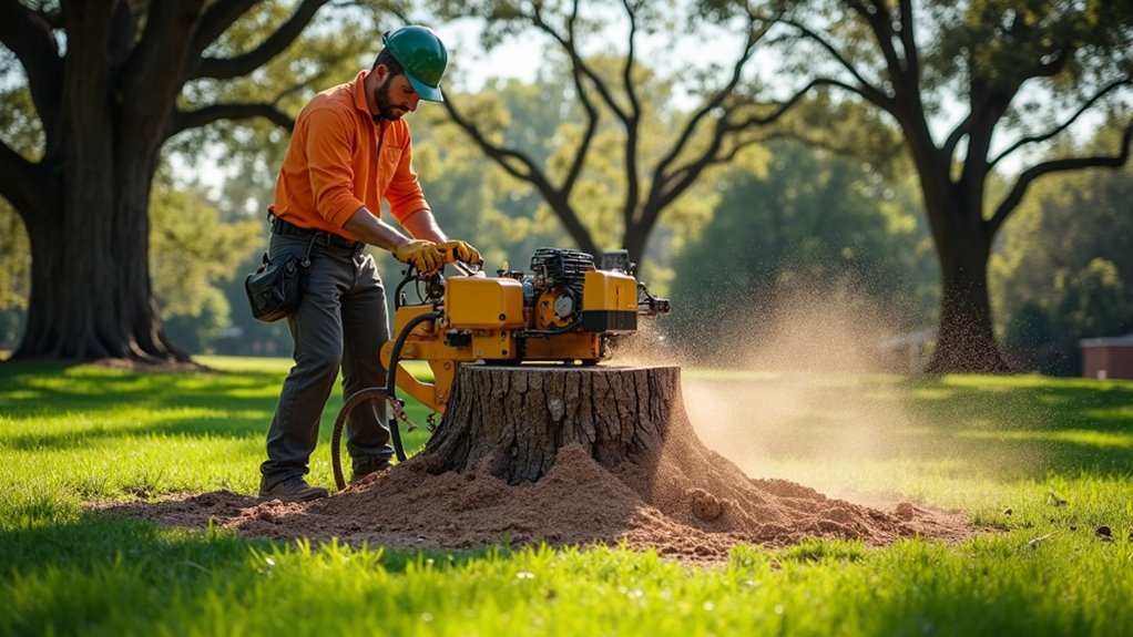 stump removal prevents property hazards