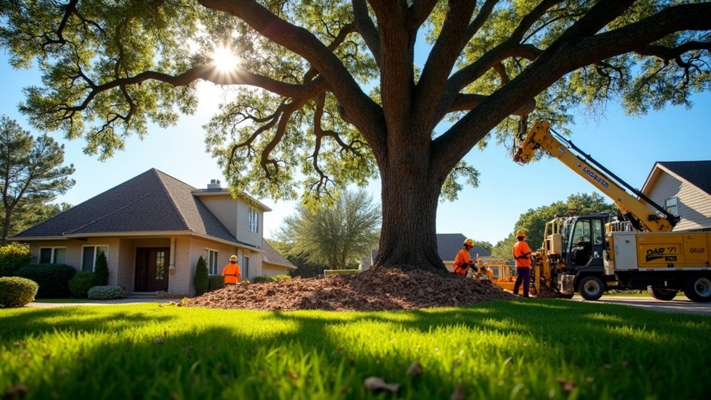 tree removal services offered