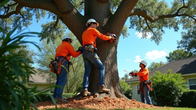 tree trimming services offered