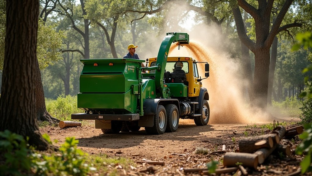 wood chipping service available