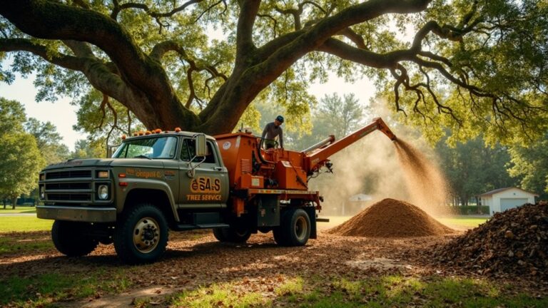 wood chipping service offered